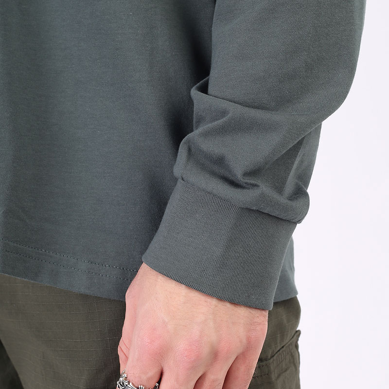 Лонгслив Carhartt WIP L/S Pocket T-Shirt (I022094-hemlock green)  - цена, описание, фото 4